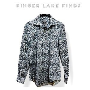 Van Heusen Slim Fit Stretch Button Front Shirt, S